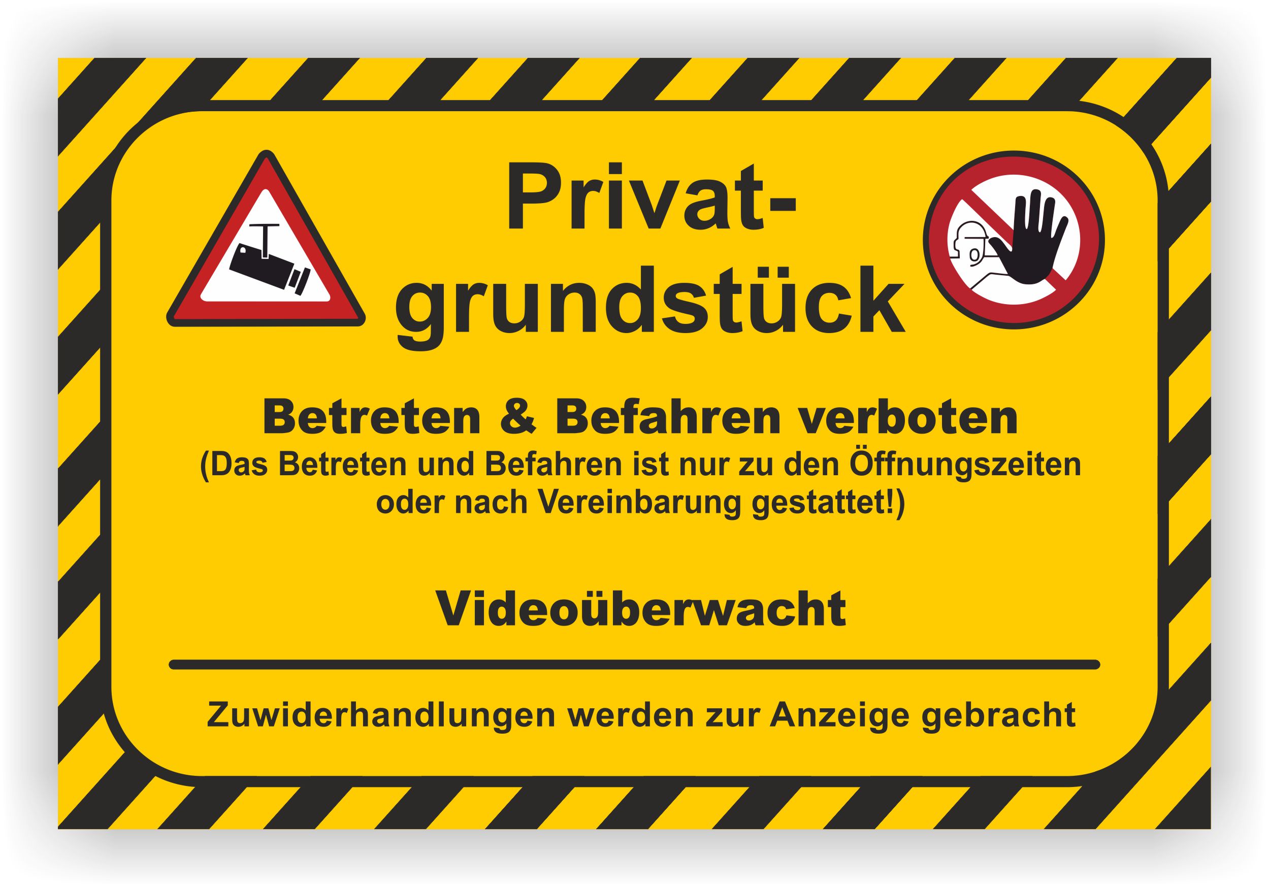 Verbotsschilder