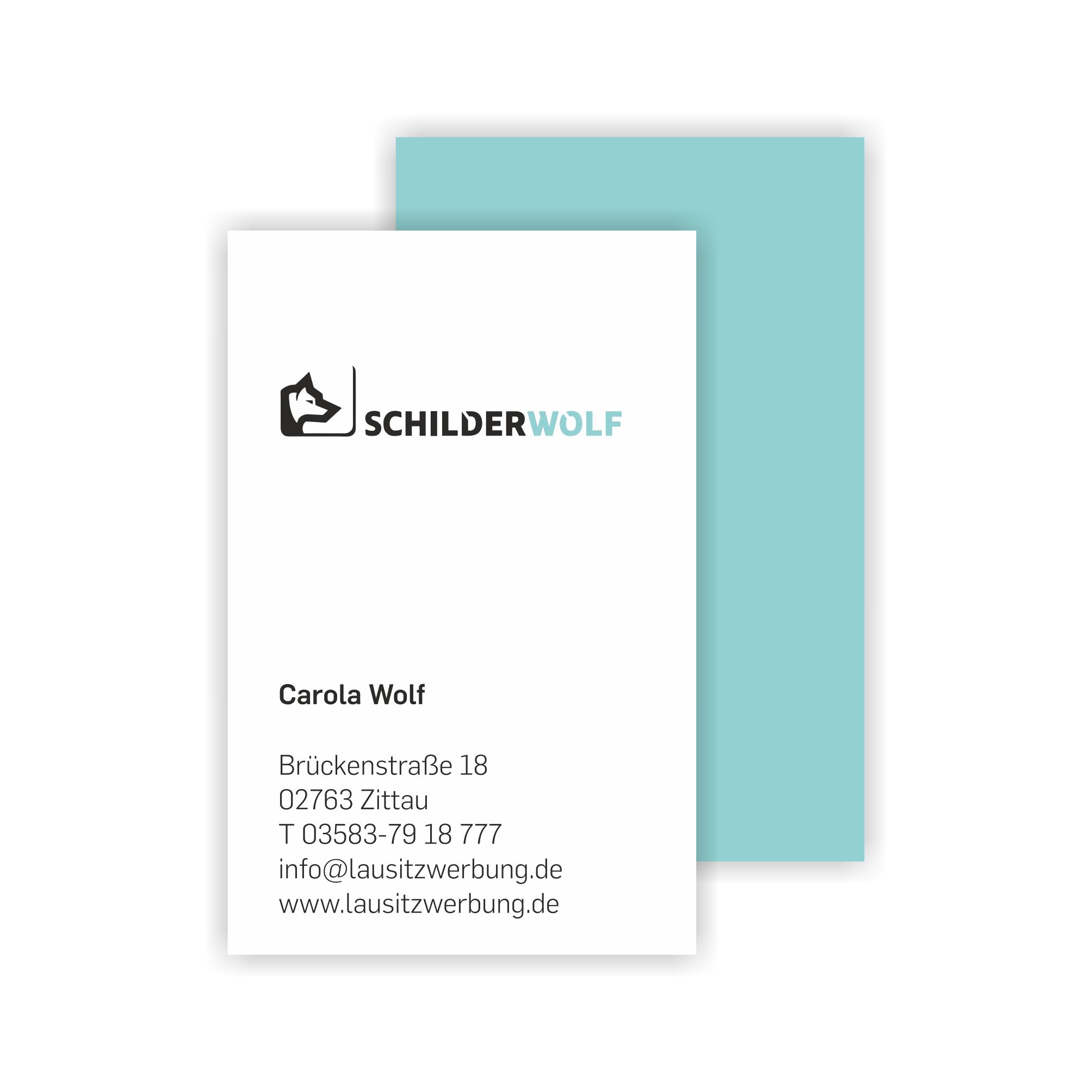 Visitenkarten, 85 x 55 mm im Hoch- oder Querformat | Gestaltung inklusive