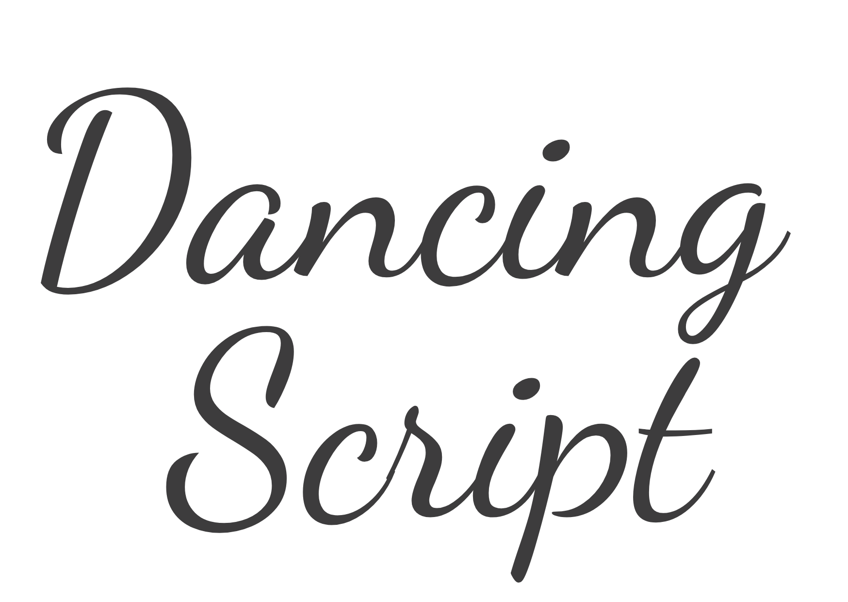 Dancing Script